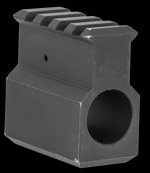 LBE Unlimited Upper Receiver Height .750 Railed Gas Block w/ Set Screws Black Aluminum