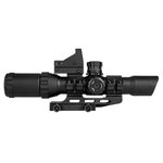 Trinity Force Assault Series 1-4x28 Micro Red Illuminated Mil-Dot Scope