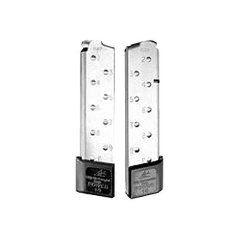 Chip McCormick Custom 12150 Power Mag Plus Stainless Steel 45 ACP Magazine for 1911