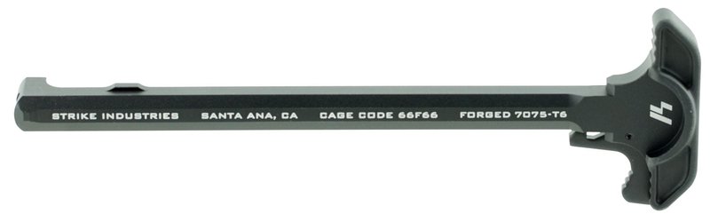 Strike Industries Charging Handle for AR-15/M-16/M4 Rifles, Hardcoat Anodized Black - ARCHBK