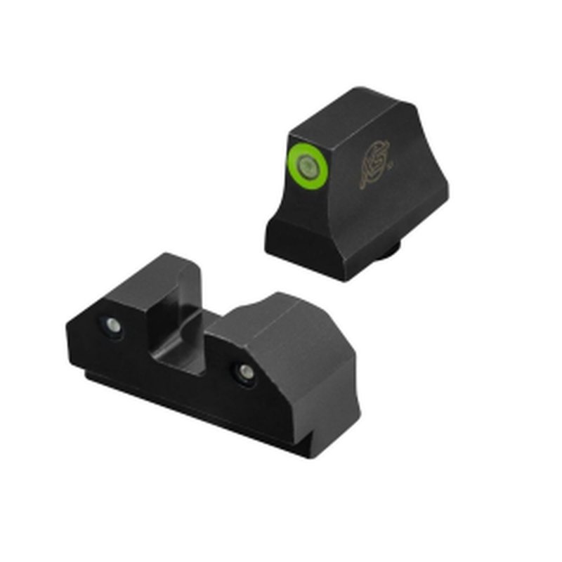 XS Sights R3D Night Sights Green for Glock Suppressor/RMR Height