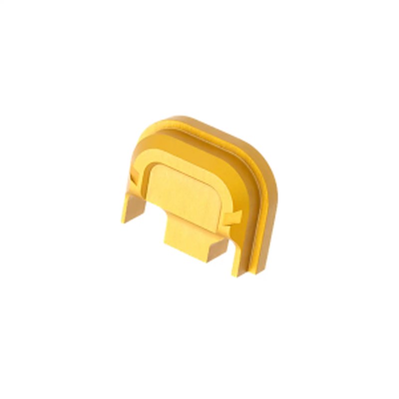 Tyrant CNC Glock Gen 1-4 Slide Cover Plate Chevron Gold Aluminum