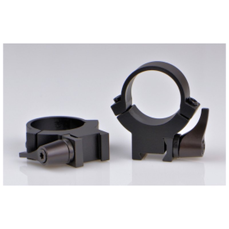 Warne .22 1in Quick Detach High Matte Rings 722LM