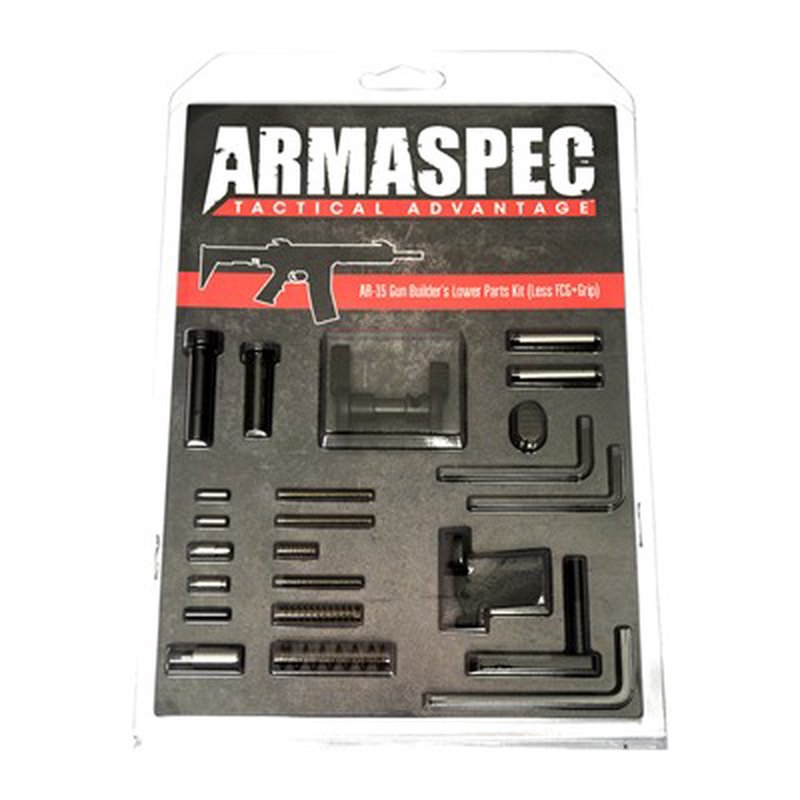 Armaspec Builder's Lower Parts Kit, Black ARM151BLK
