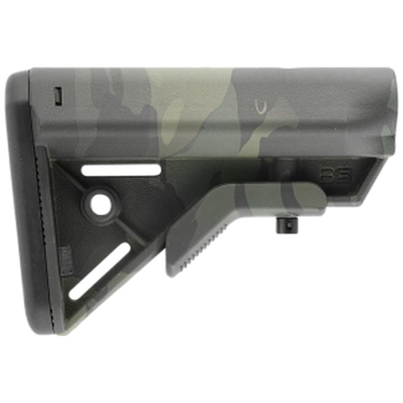 B5 Systems BRV1421 Bravo Black Multi-Cam Synthetic for AR-Platform with Mil-Spec Receiver Extension (Tube Not Included)