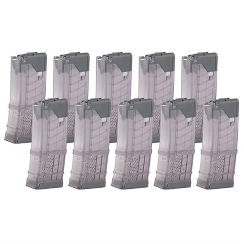 Advanced Warfighter Magazines L5awm 20 Round AR-15 Magazine Polymer 223/5.56 Translucent