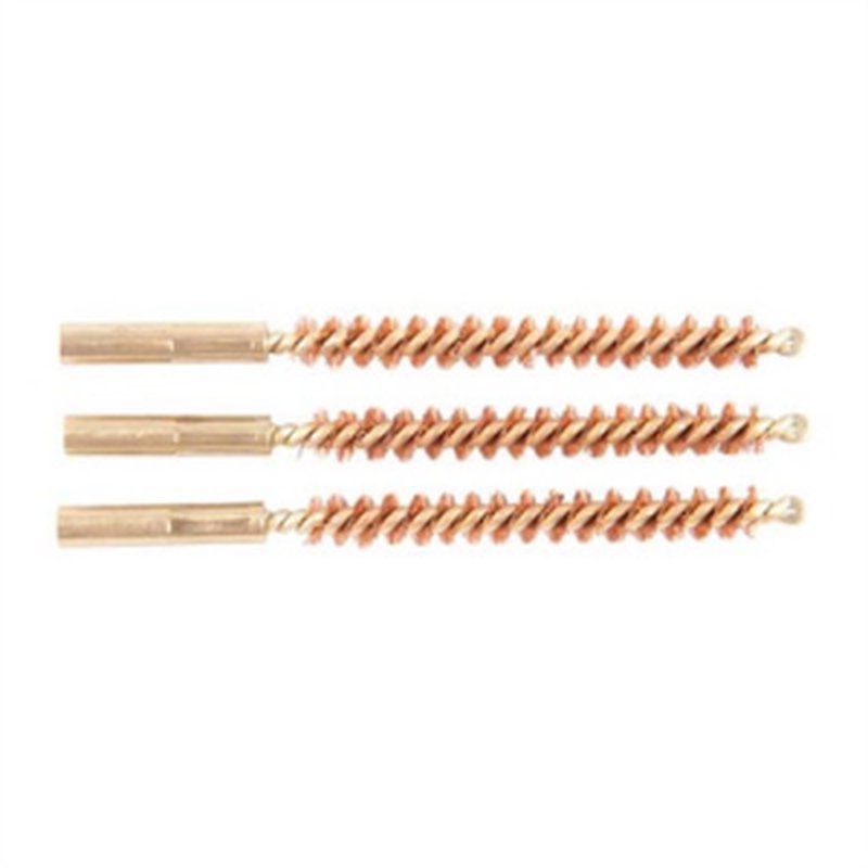 Brownells Dewey Bronze Bore Brush 6mm–0.25 Caliber 3-Pack