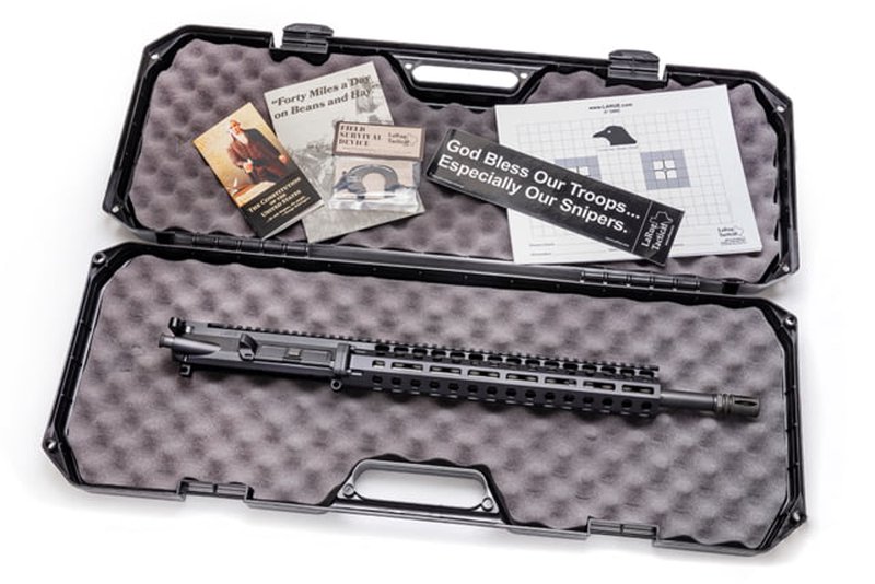 LaRue Tactical Complete Match Grade Upper Receiver, 18in, 6.5 Grendel, 1-7 Twist, A2 Flash Hider, Black, LT-016