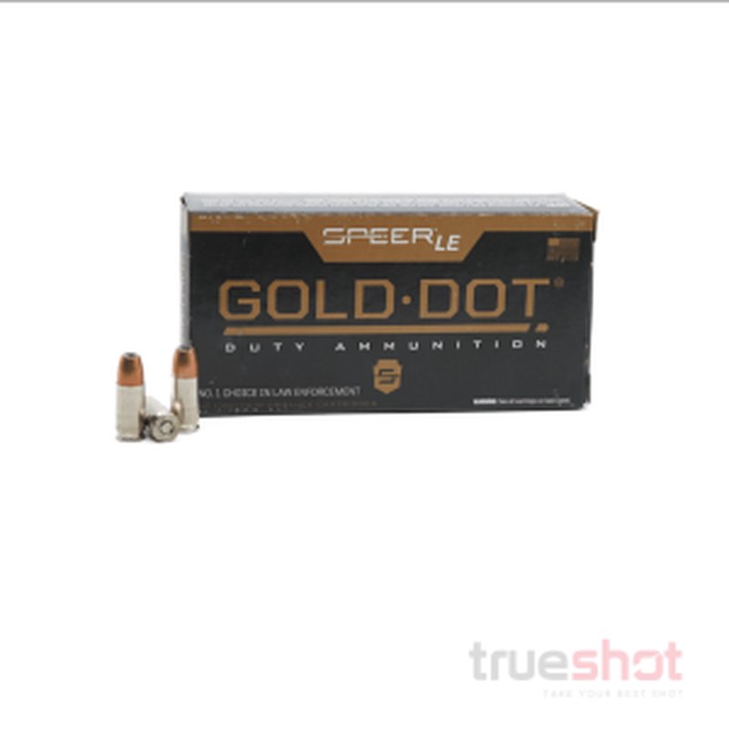 Speer Gold Dot 9mm +P 124 Grain JHP Ammunition