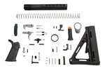 PSA PA10 MOE EPT Lower Build Kit with Overmolded Grip, Black