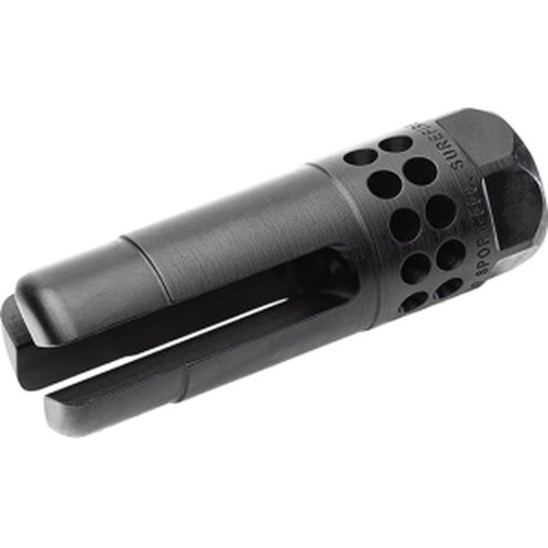 SureFire Warcomp Sport Flash Hider 5.56mm 1/2-28 TPI Stainless DLC AR/M4