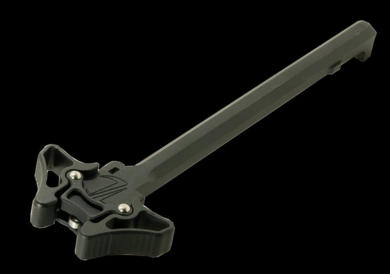 Timber Creek Enforcer Mini Ambidextrous AR Charging Handle EMAMBICHBL Hardcoat Anodized Aluminum