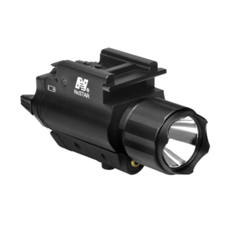 NCStar AQPFLSG Tactical Green Laser Sight with 200 Lumen Flashlight