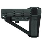 SB Tactical SBA4 5-Position Mil-Spec Carbine Extension Pistol Brace (Gray)