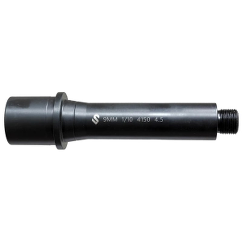 Lead and Steel AR9 Barrel 9mm 4.5 Inch Nitride 1/2x28