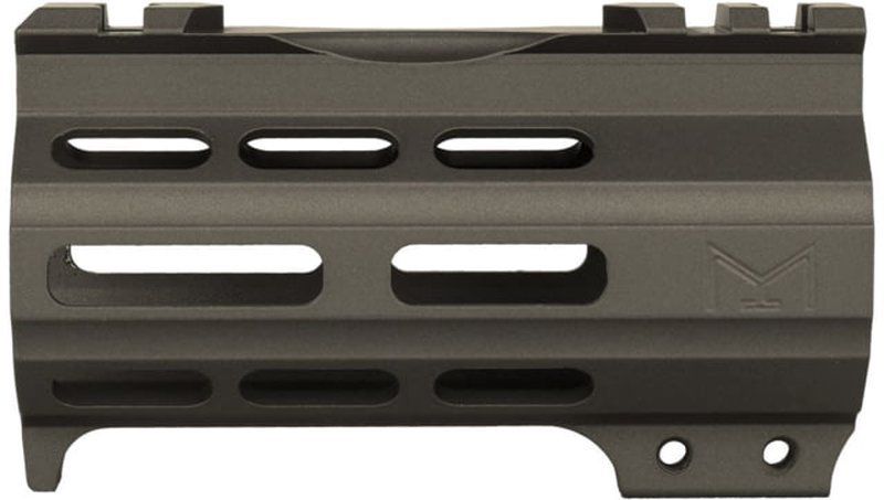ABC RIFLE COMPANY Super Slim Free Float AR-15 M-LOK Handguard w/Handstop, 4in Olive Drab Green