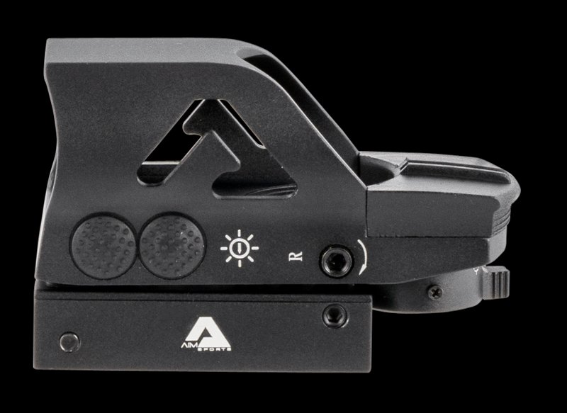 Aim Sports RT506C Full-Size Reflex Sight 1x34mm Red Green Multi Reticle Matte Black