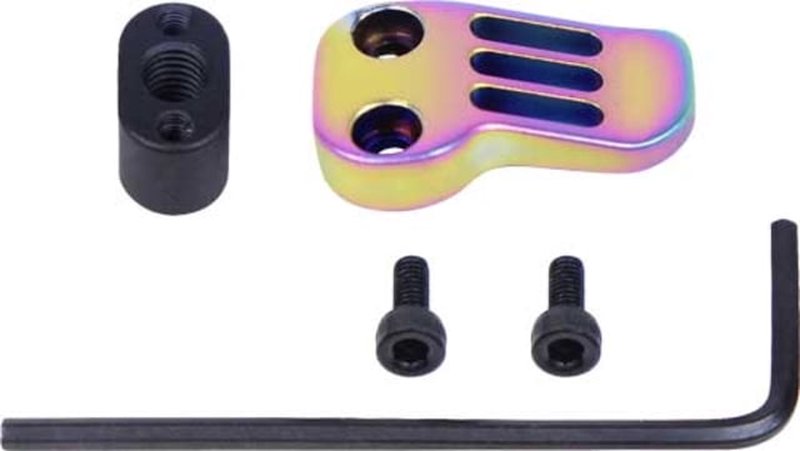 Guntec USA AR-15/AR .308 Extended Mag Catch Paddle Release Rainbow