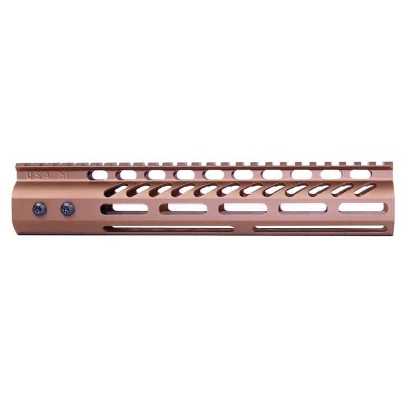 Guntec USA 4in Ultra Lightweight Thin M-LOK System Handguard w/ Monolithic Top Rail