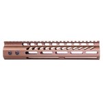 Guntec USA 4in Ultra Lightweight Thin M-LOK System Handguard w/ Monolithic Top Rail