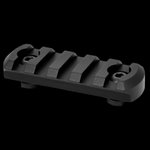 Warne M-LOK 5-Slot Picatinny Rail 6061-T6 Aluminum Black