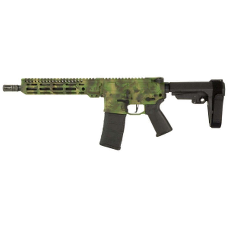 San Tan Tactical STT-15 Ambi Carbine AR-15 223 Wylde 10.5 in Barrel Cerakote Tropical Multicam