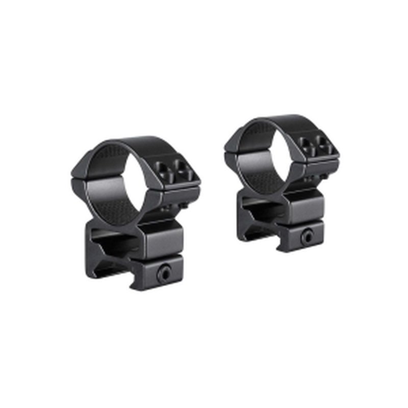 Hawke Match Mount Weaver Scope Rings 30mm High 2 Piece Black