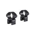 Hawke Match Mount Weaver Scope Rings 30mm High 2 Piece Black