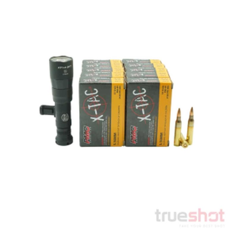 Surefire M340DFT-Pro Turbo Rifle Light Bundle 200 Rounds PMC 5.56 Ammo