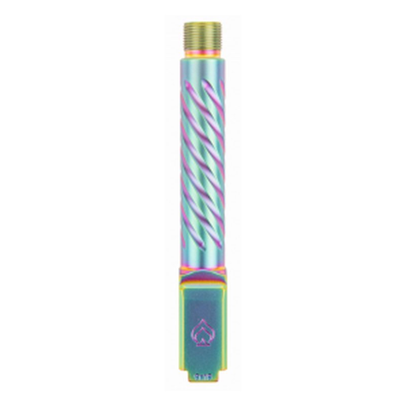 Ballistic Advantage Premium Series Glock 19 Threaded Barrel 9mm 1/2x28 PVD Iridescent Spiral 4.5"