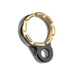 Fortis Manufacturing K1 LE LW Enhanced AR15 End Plate System Castle Nut Tapered Black/Gold