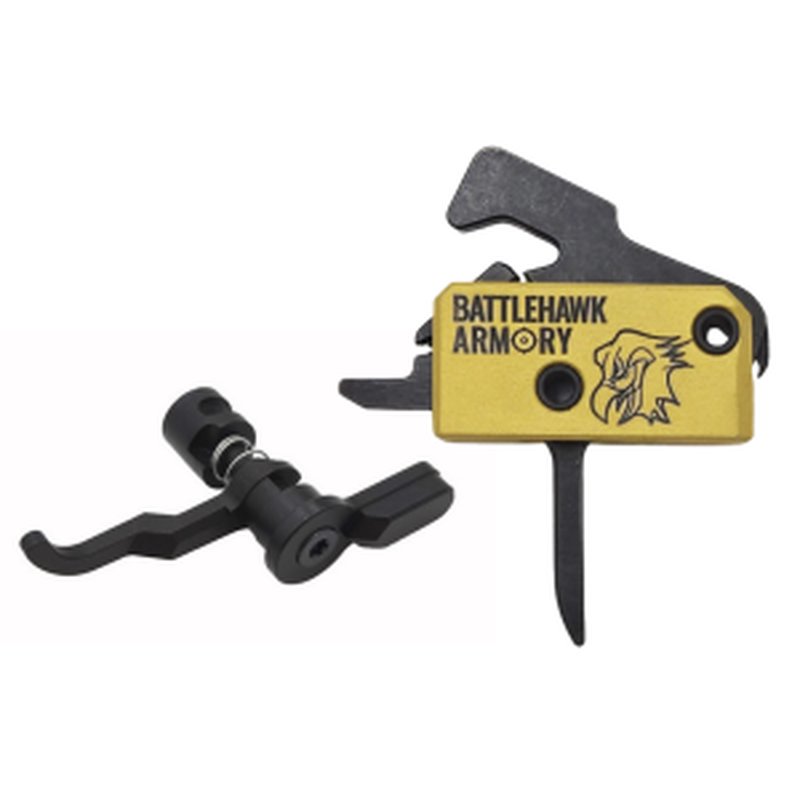 Atrius FRS Super Safety Forced Reset Selector + BHA Golden Hawk 3.5 lb Flat Trigger Bundle