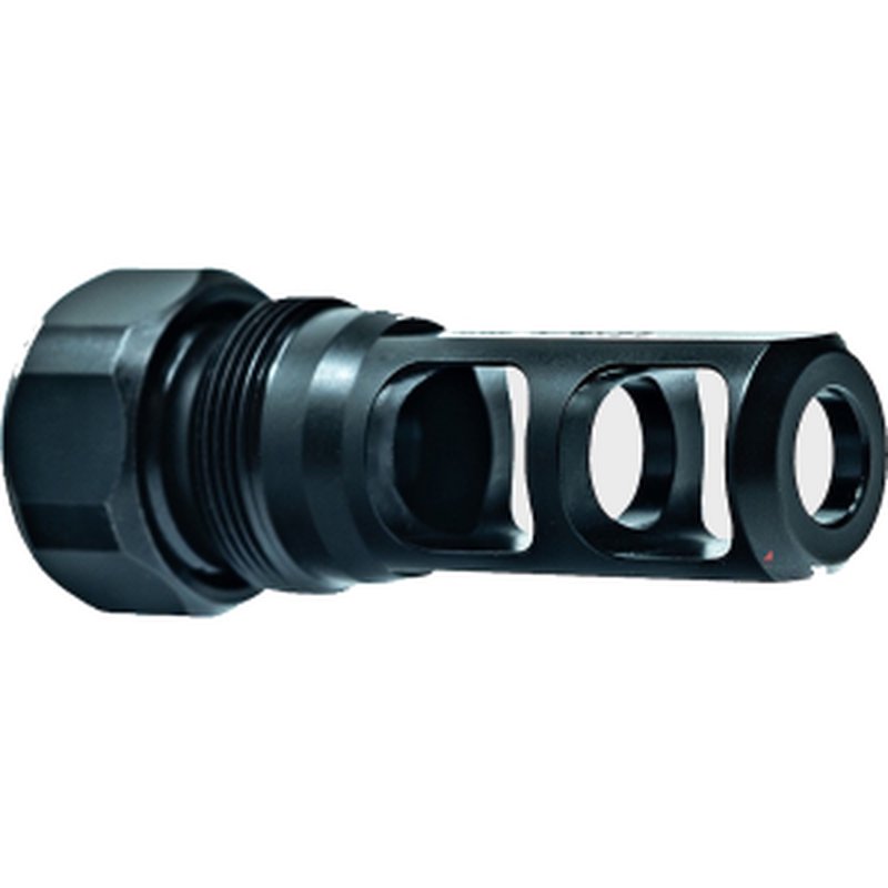 Faxon MuzzLok Plan B Muzzle Brake 1/2-28 .250 Bore Left-Hand Timing Nut