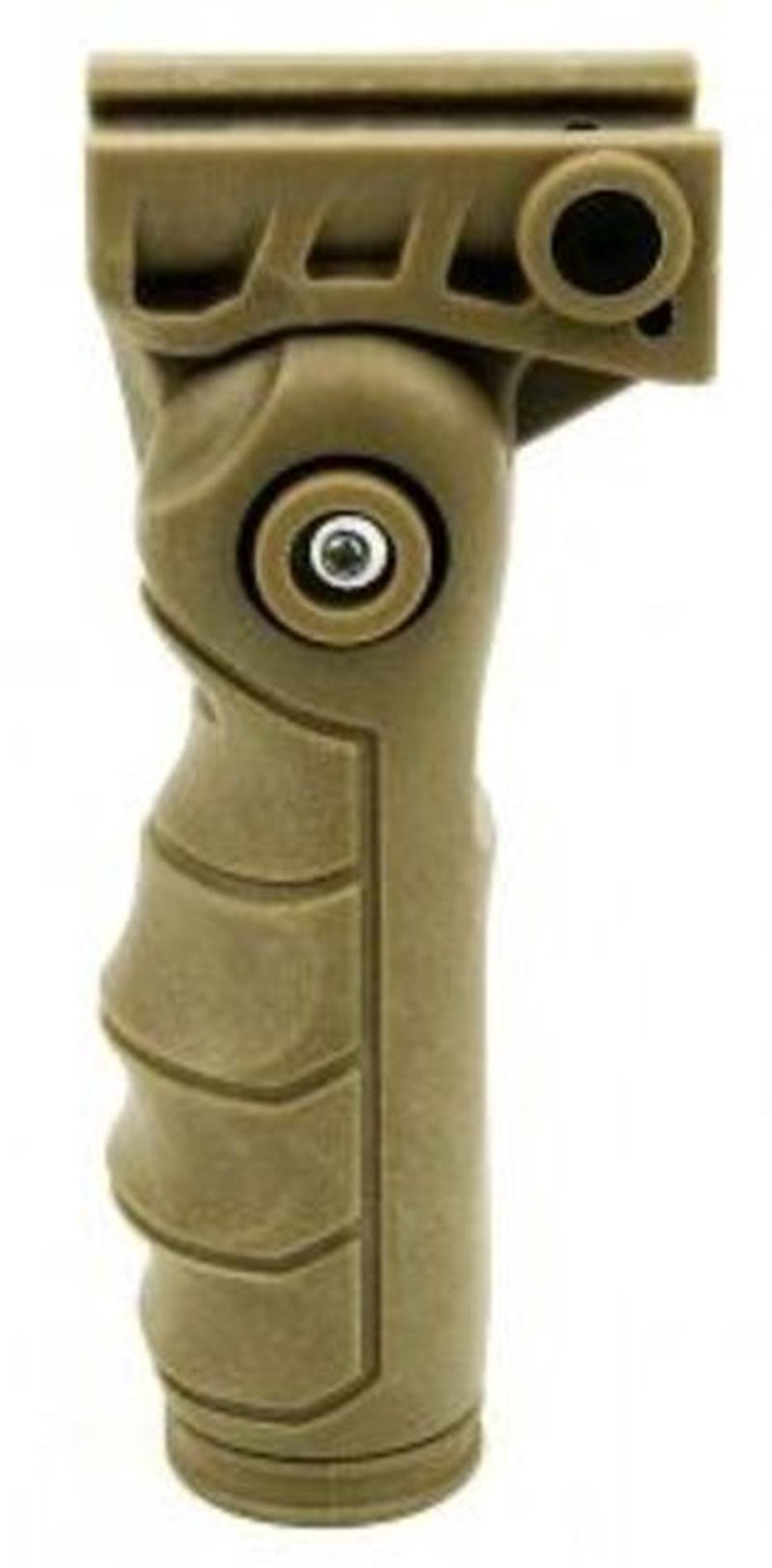 Tacfire 5 Position Ergonomic Foldable Locking Grip w/Storage VG07-T Color: Tan, Condition: New