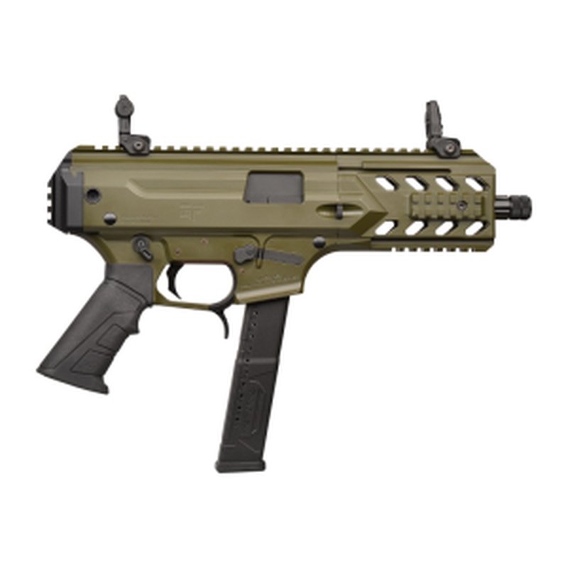 G-Force BLADE6ODG 9mm semi-auto pistol 6" barrel accepts Glock mags ODG receiver
