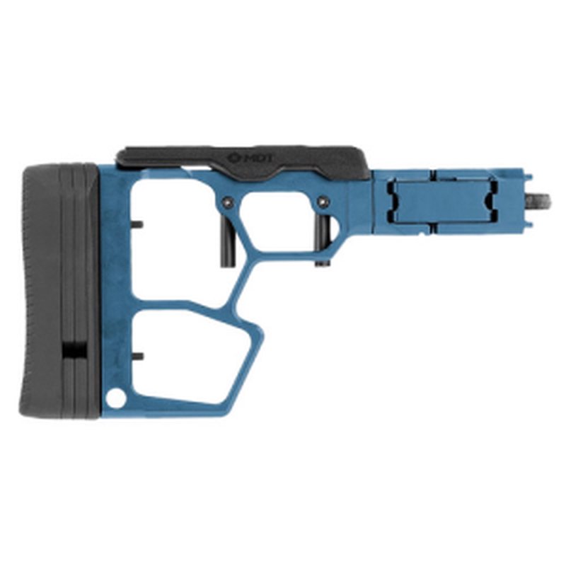 MDT SPORTING GOODS SRS-XF Premier Folding Buttstock Titanium Blue