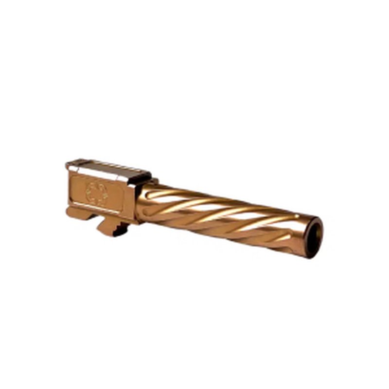 Shadow Systems MR920 9mm 4in Spiral Fluted Match Barrel - Bronze Unthreaded (SG9C-02-03SPL-BRZ)
