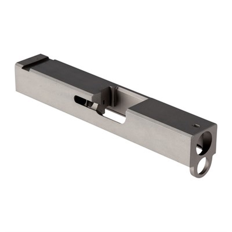 Brownells Blank Slide for Glock 26 Gen 1–4 (Stainless, Brownells)