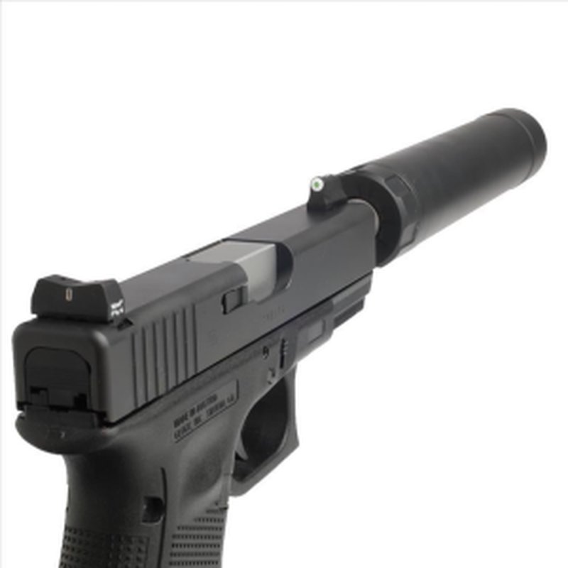 XS Sight Systems DXT Big Dot Tritium Express Set - Glock Suppressor Height 20,21,29,30,30S,37,41