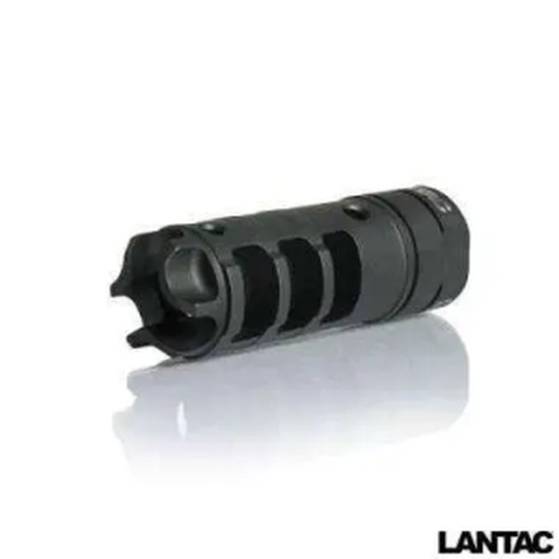 Lantac DGNAK47B Drakon Muzzle Brake 7.62mm 14x1 LH Black Phosphate Steel