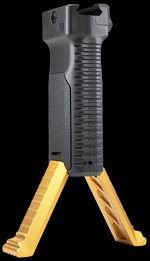 Strike Industries ARALBIPODTITAN Bipod Grip Gray Polymer