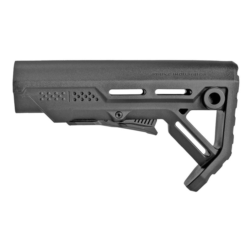 Strike Industries MOD1 Mil-Spec Collapsible Stock for AR-15 Mil-Spec, Black