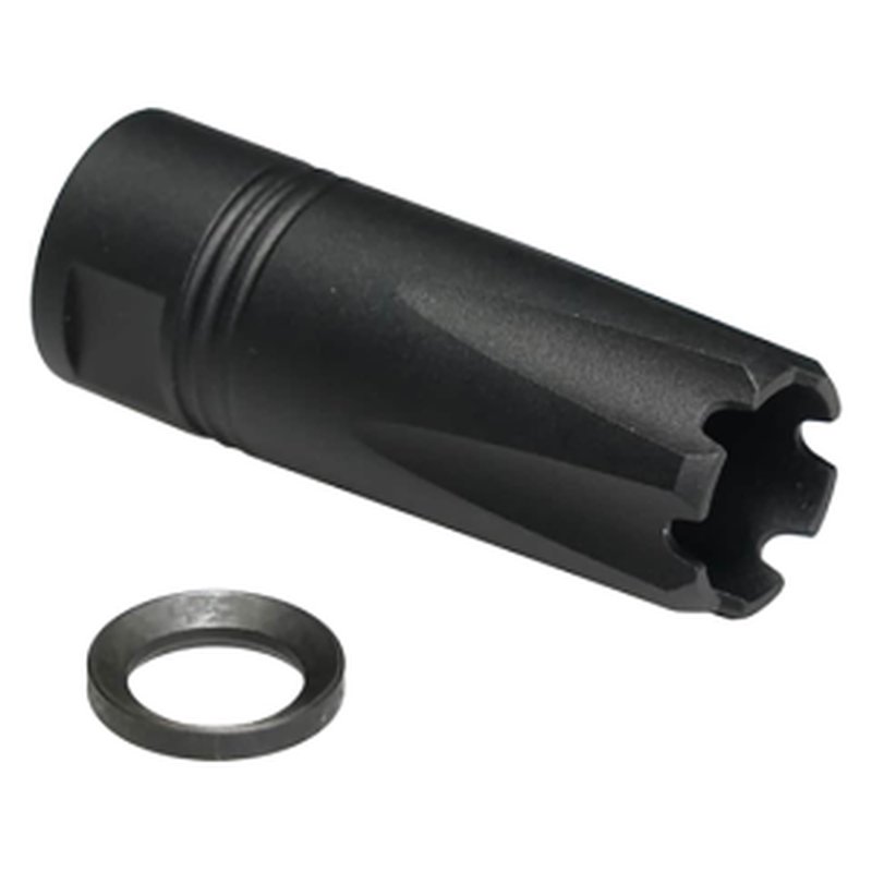 CMMG ZEROED Flash Hider .22 LR 1/2-28 Thread Aluminum Black