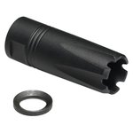 CMMG ZEROED Flash Hider .22 LR 1/2-28 Thread Aluminum Black