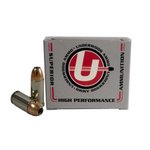 Underwood Ammo 9mm Luger +P+ 124gr Jacketed Hollow Point Ammunition