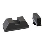 AmeriGlo 2L Tall Optic Compatible Serrated Sight Set for Glock