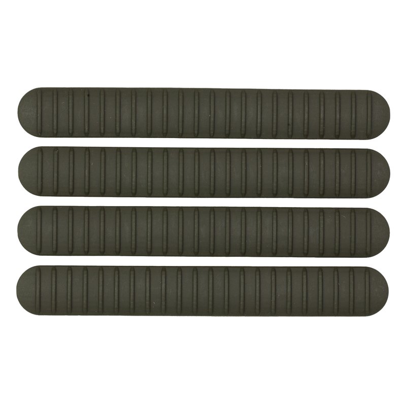 B5 Systems Rail Covers, 4 Pack, Fits M-LOK Rails, Matte Olive Drab Green