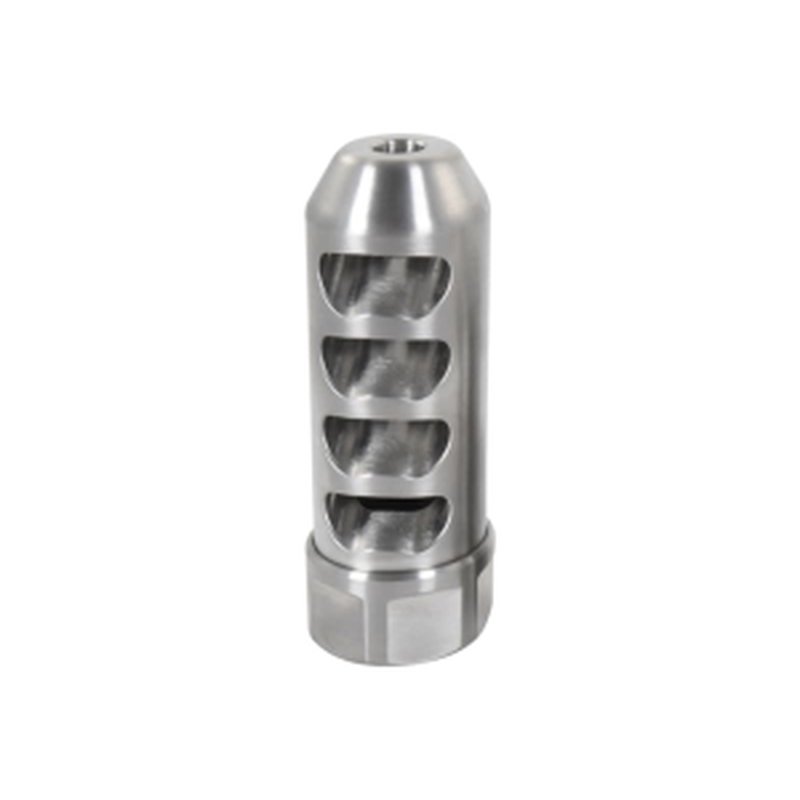 American Precision Arms Gen 2 Little Bastard Self Timing Muzzle Brake - 30 Cal - 5/8x24 - Stainless