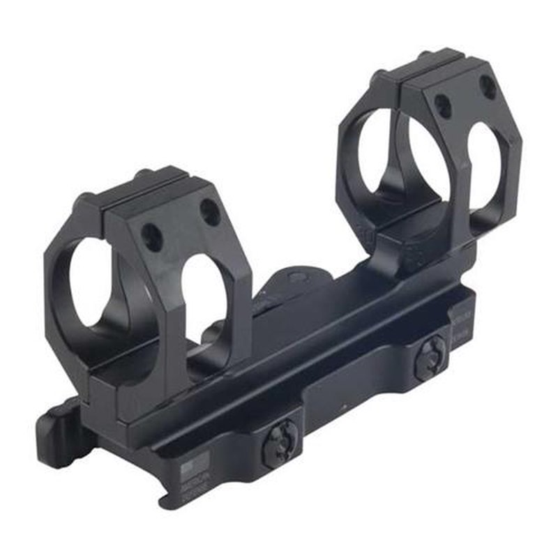 American Defense Manufacturing AD-RECON-S-30-S 30mm Scope Mount 0 MOA Matte Black
