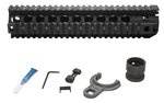 Bravo Company Mfg M1913 Picatinny 10" Quad Rail Free Float Handguard, Black - QRF10556BLK